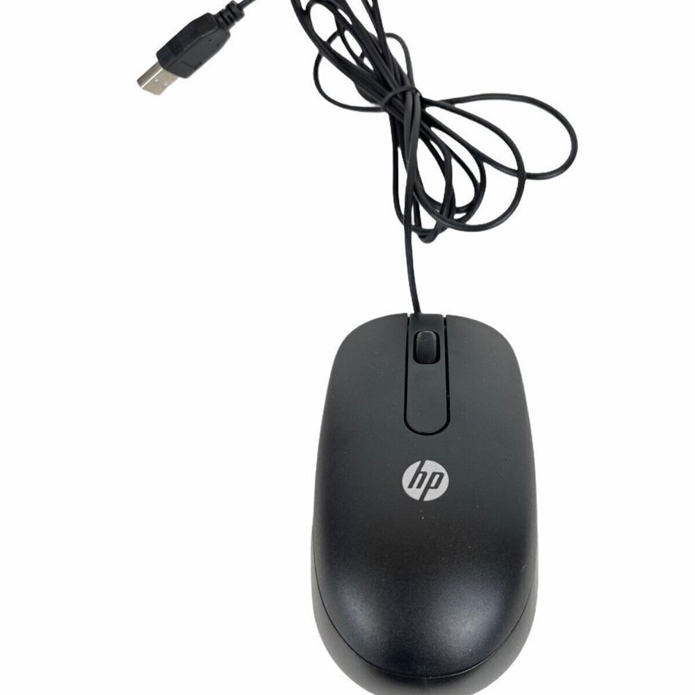 OEM HP USB Optical Mouse 672652-001 Black Wired - 2 Button Scroll